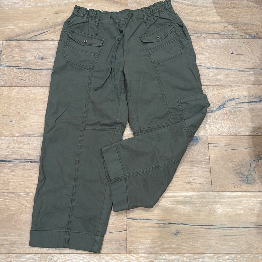 Excellent! Worn once! Pilcro cropped cargo pants, SZ small
